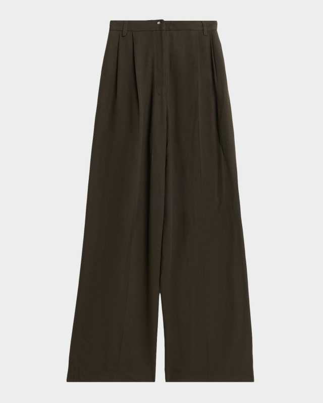Pallia Wide-Legs Wool Pants